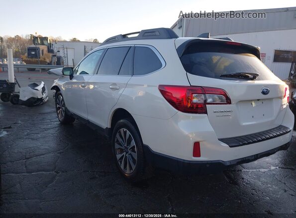 4S4BSANC2H3424653 2017 SUBARU OUTBACK Белый Задняя левая четверть
