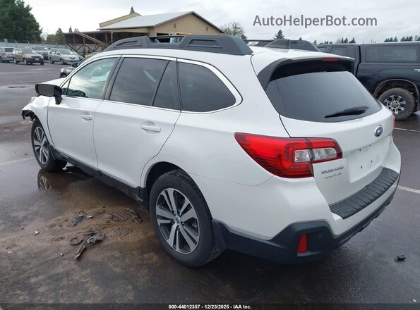4S4BSANC6K3258029 2019 SUBARU OUTBACK Белый Задняя левая четверть