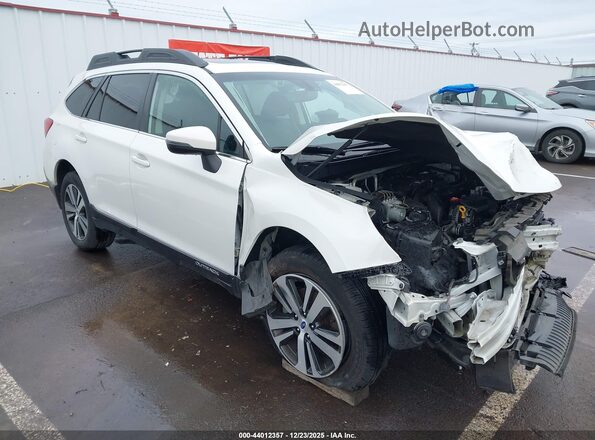 4S4BSANC6K3258029 2019 SUBARU OUTBACK Белый Передняя правая четверть