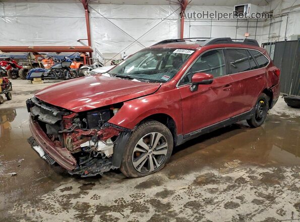 4S4BSANC7K3392032 2019 SUBARU OUTBACK Красный Передняя левая четверть