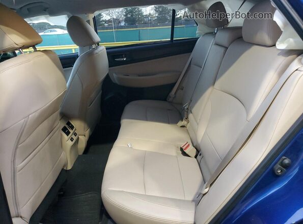 4S4BSANC9G3316545 2016 SUBARU OUTBACK Синий Вид задних сидений