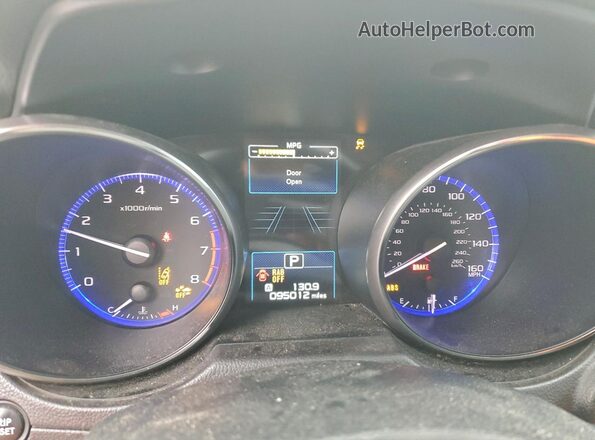 4S4BSENC4H3401530 2017 SUBARU OUTBACK Черный Вид щитка приборов