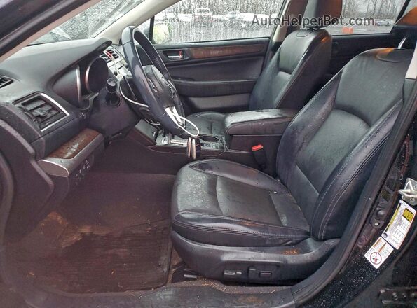 4S4BSENC4H3401530 2017 SUBARU OUTBACK Черный Вид салона спереди