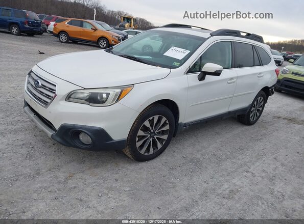 4S4BSENC5G3356404 2016 SUBARU OUTBACK White Przód lewy