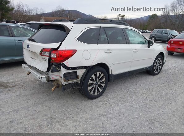 4S4BSENC5G3356404 2016 SUBARU OUTBACK White Tył prawy