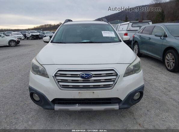 4S4BSENC5G3356404 2016 SUBARU OUTBACK White Widok wnętrza z tyłu