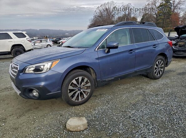 4S4BSENC7G3318379 2016 SUBARU OUTBACK Синий Передняя левая четверть