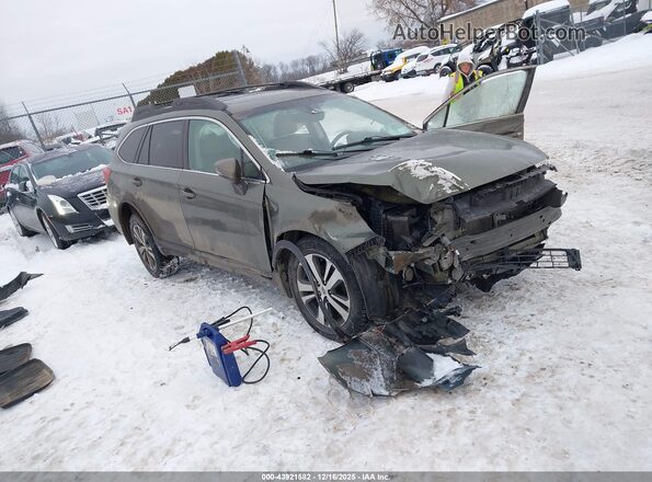 4S4BSENC7K3204956 2019 SUBARU OUTBACK Серый Передняя правая четверть