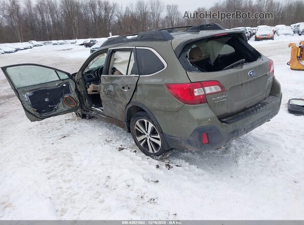4S4BSENC7K3204956 2019 SUBARU OUTBACK Серый Задняя левая четверть