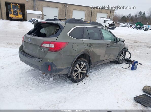 4S4BSENC7K3204956 2019 SUBARU OUTBACK Серый Задняя правая четверть