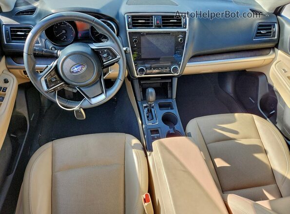 4S4BSENC7K3383872 2019 SUBARU OUTBACK Белый Вид панели приборов