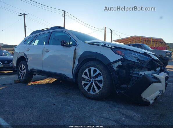 4S4BTAAC0P3138818 2023 SUBARU OUTBACK White Передня права чверть