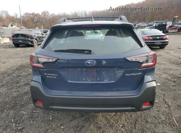 4S4BTAAC0S3240225 2025 SUBARU OUTBACK Синий Вид сзади