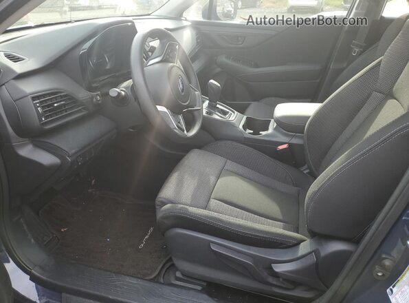 4S4BTAAC0S3240225 2025 SUBARU OUTBACK Синий Вид салона спереди