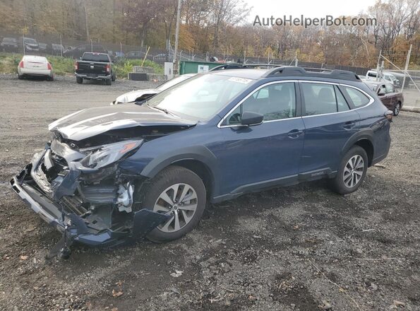 4S4BTAAC0S3240225 2025 SUBARU OUTBACK Синий Передняя левая четверть