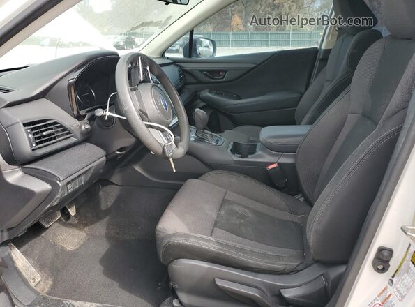 4S4BTAAC6L3123637 2020 SUBARU OUTBACK Белый Вид салона спереди
