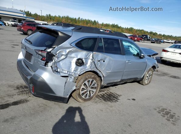 4S4BTACC3L3206374 2020 SUBARU OUTBACK Синий Задняя правая четверть