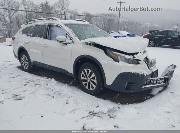 4S4BTACC3N3165246 2022 SUBARU OUTBACK Белый Передняя правая четверть
