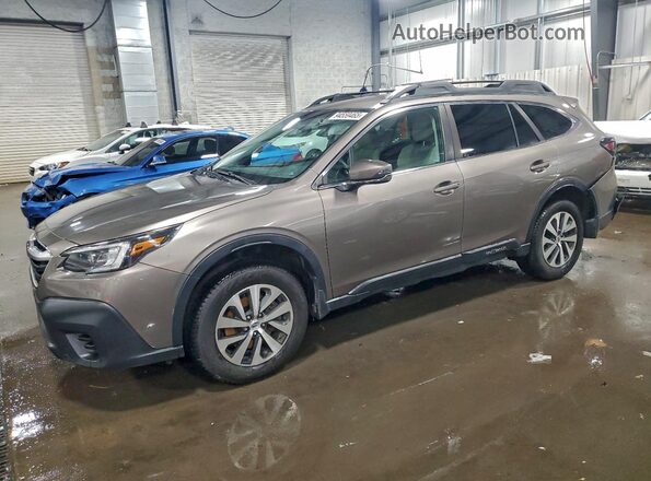 4S4BTADC1M3216482 2021 SUBARU OUTBACK Желто-коричневый Передняя левая четверть