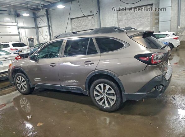 4S4BTADC1M3216482 2021 SUBARU OUTBACK Желто-коричневый Задняя левая четверть