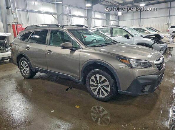 4S4BTADC1M3216482 2021 SUBARU OUTBACK Желто-коричневый Передняя правая четверть