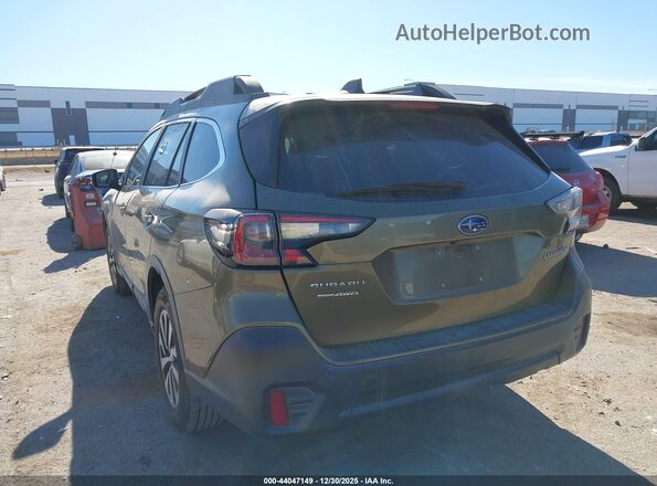 4S4BTADC8M3106870 2021 SUBARU OUTBACK Green Trasero izquierdo