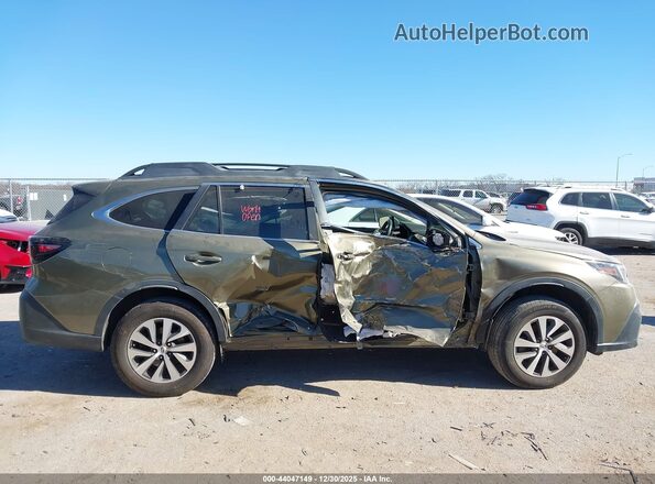 4S4BTADC8M3106870 2021 SUBARU OUTBACK Green Vista interior trasera