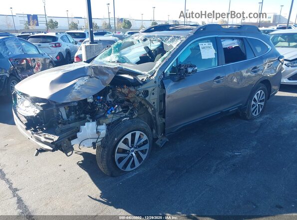 4S4BTAFC2N3170871 2022 SUBARU OUTBACK Серый Передняя левая четверть