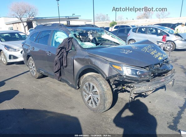 4S4BTAFC2N3170871 2022 SUBARU OUTBACK Серый Передняя правая четверть