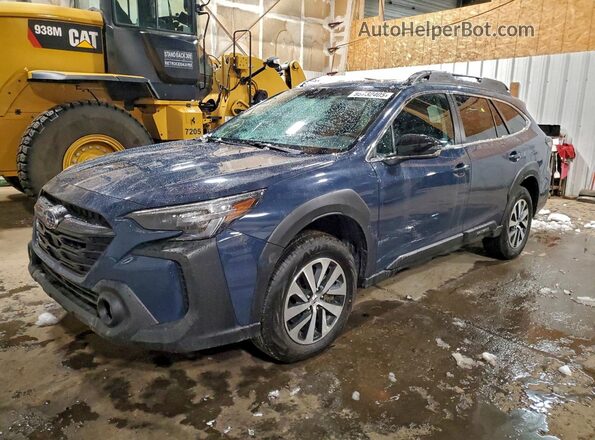 4S4BTAFC5R3124053 2024 SUBARU OUTBACK Синий Передняя левая четверть