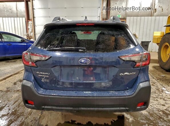 4S4BTAFC5R3124053 2024 SUBARU OUTBACK Синий Вид сзади