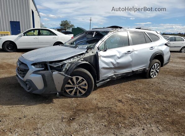 4S4BTAFC7R3281437 2024 SUBARU OUTBACK Silver Передня ліва чверть