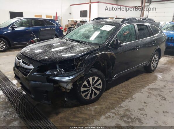 4S4BTAFC8M3211471 2021 SUBARU OUTBACK Черный Передняя левая четверть
