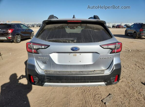 4S4BTALC6L3148177 2020 SUBARU OUTBACK Серебряный Вид сзади