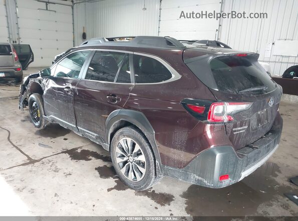 4S4BTANC1R3239718 2024 SUBARU OUTBACK Бордовый Задняя левая четверть