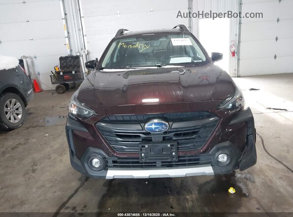 4S4BTANC1R3239718 2024 SUBARU OUTBACK Бордовый Вид щитка приборов
