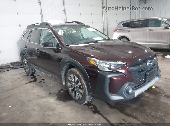 4S4BTANC1R3239718 2024 SUBARU OUTBACK Бордовый Передняя правая четверть