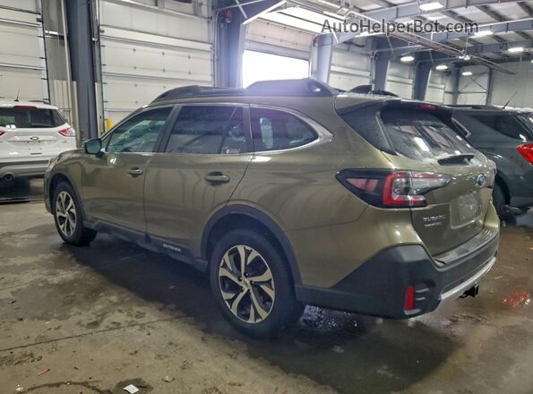 4S4BTANC2M3154038 2021 SUBARU OUTBACK Green Задня ліва чверть