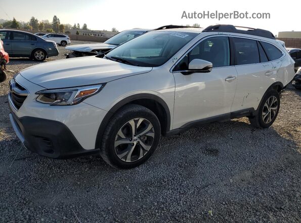 4S4BTANC4L3260585 2020 SUBARU OUTBACK Белый Передняя левая четверть