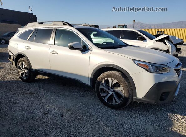 4S4BTANC4L3260585 2020 SUBARU OUTBACK Белый Передняя правая четверть