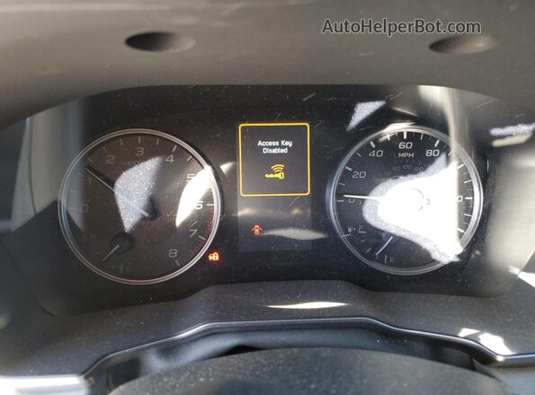 4S4BTANC7L3250892 2020 SUBARU OUTBACK Серебряный Вид щитка приборов
