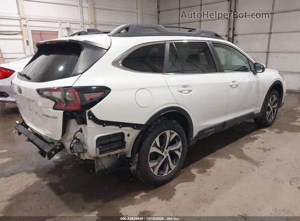 4S4BTANC9M3173752 2021 SUBARU OUTBACK Белый Задняя правая четверть