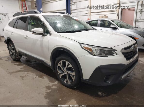 4S4BTANC9M3173752 2021 SUBARU OUTBACK Белый Передняя правая четверть