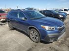 2020 Subaru Outback Touring Blue vin: 4S4BTAPC6L3125265