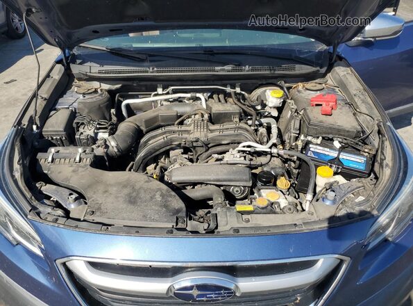 4S4BTAPC6L3125265 2020 SUBARU OUTBACK Blue Widok komory silnika