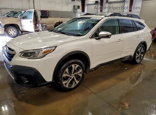 4S4BTAPC7M3127897 2021 SUBARU OUTBACK Белый Передняя левая четверть