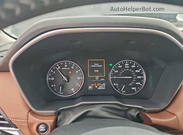 4S4BTGPD4S3298499 2025 SUBARU OUTBACK Черный Вид щитка приборов