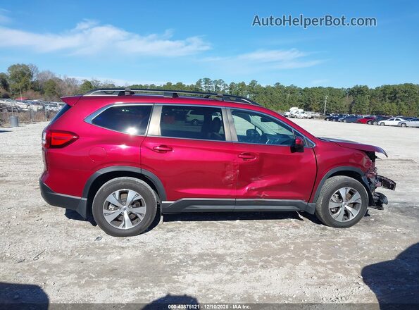 4S4WMACDXK3402883 2019 SUBARU ASCENT Red Widok wnętrza z tyłu