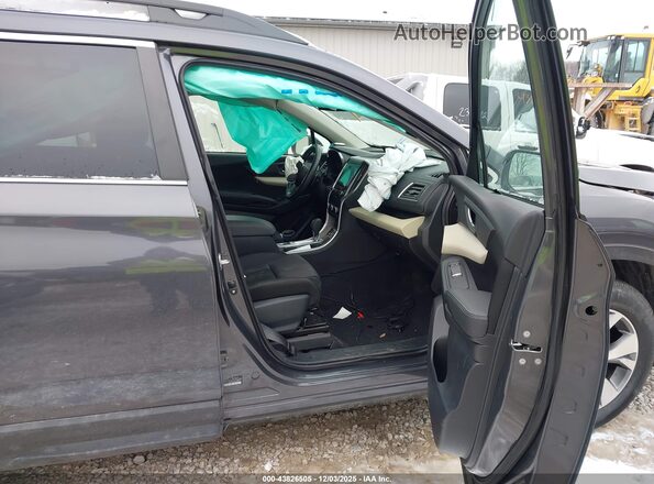 4S4WMAFD4L3408076 2020 SUBARU ASCENT Серый Вид салона спереди