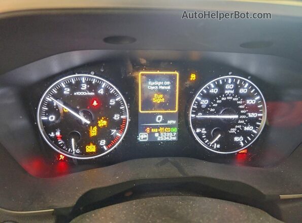 4S4WMAND6R3432387 2024 SUBARU ASCENT Синий Вид щитка приборов